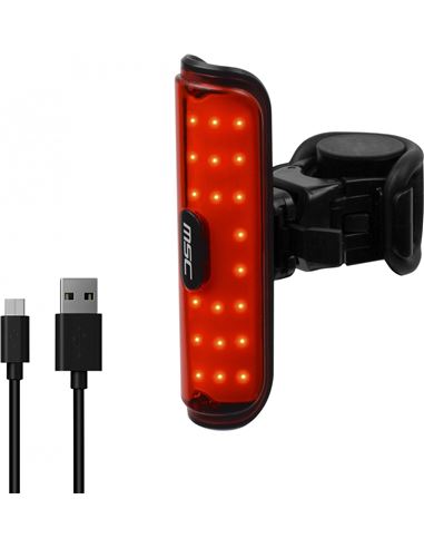 LUZ MSC RED OVAL 50 LM