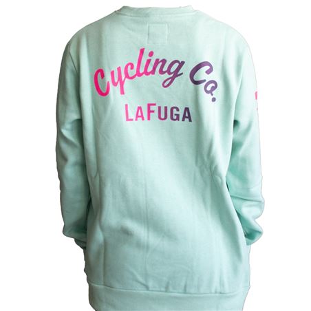 SUDADERA CREW NECK BASIC ALGODÓN RECICLADO LAFUGA CYCLING CO 2