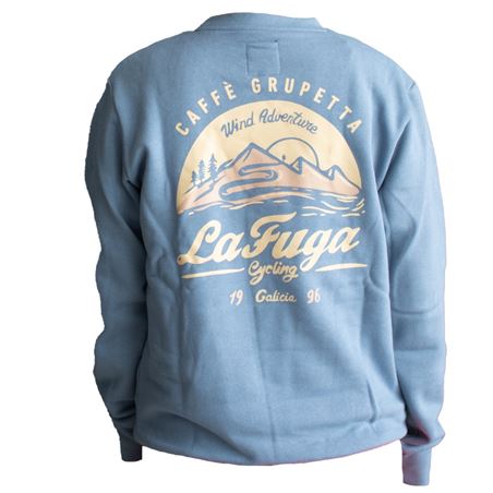 SUDADERA CREW NECK BASIC ALGODÓN RECICLADO CAFFÈ GRUPETTA 2