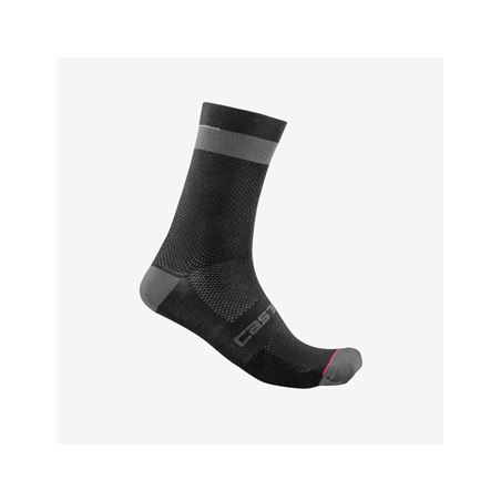 CALCETINES CASTELLI ALPHA PRIMALOFT 18CM M NEGRO