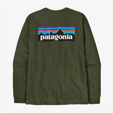 CAMISETA PATAGONIA M/L P-6 LOGO RESPONSIBILI-TEE